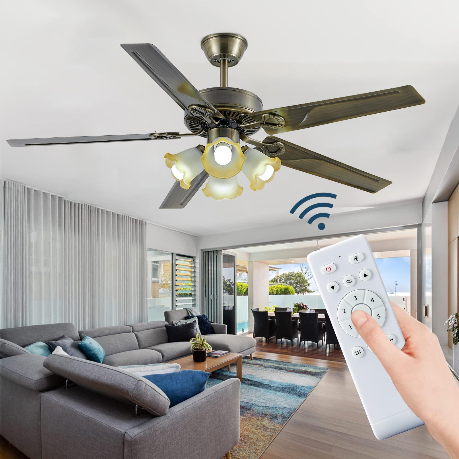 

IRALAN Современный скандинавский потолочный вентилятор 85-265 В с винтажным стилем освещения Деревянный электрический вентилятор с подсветкой Декоративная мебель для гостиной коричневый