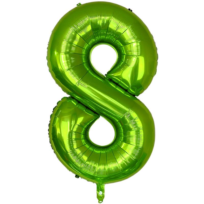 Globos de Aluminio con Número de 40 Pulgadas (EE. UU.) - Decoración de Fiesta