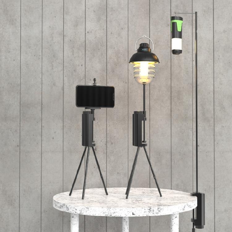 Adjustable Table Light Stand Camping Lamp Stand Detachable Lamp Holder Outdoor Light Holder Tent Light Tripod Stand