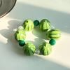 Resin Beads Bracelet Dopamine Summer Bohemian Jewelry Simulation Fruit Bracelet  Beach Jewelry