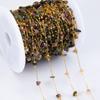 2Meters 1Meter Stainless Steel Stone Chain Irregular Natural Stone Necklace Beaded Bracelet Findings DIY Jewelry Making Supplies