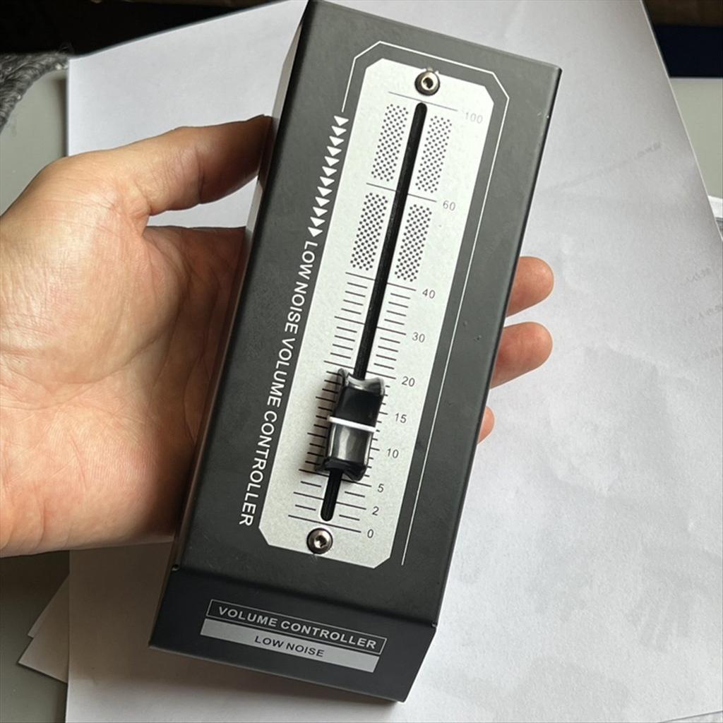 Fader Volume Adjustment Controller Desktop Volume Control 6.5mm Interface for Computer Speaker Amplifier