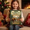Gift Ideas for Children National Park Animal Arrival Calendar, 24 Days Acrylic Figures, Holiday Countdown Calendar Decorations 2D Flat Hanging