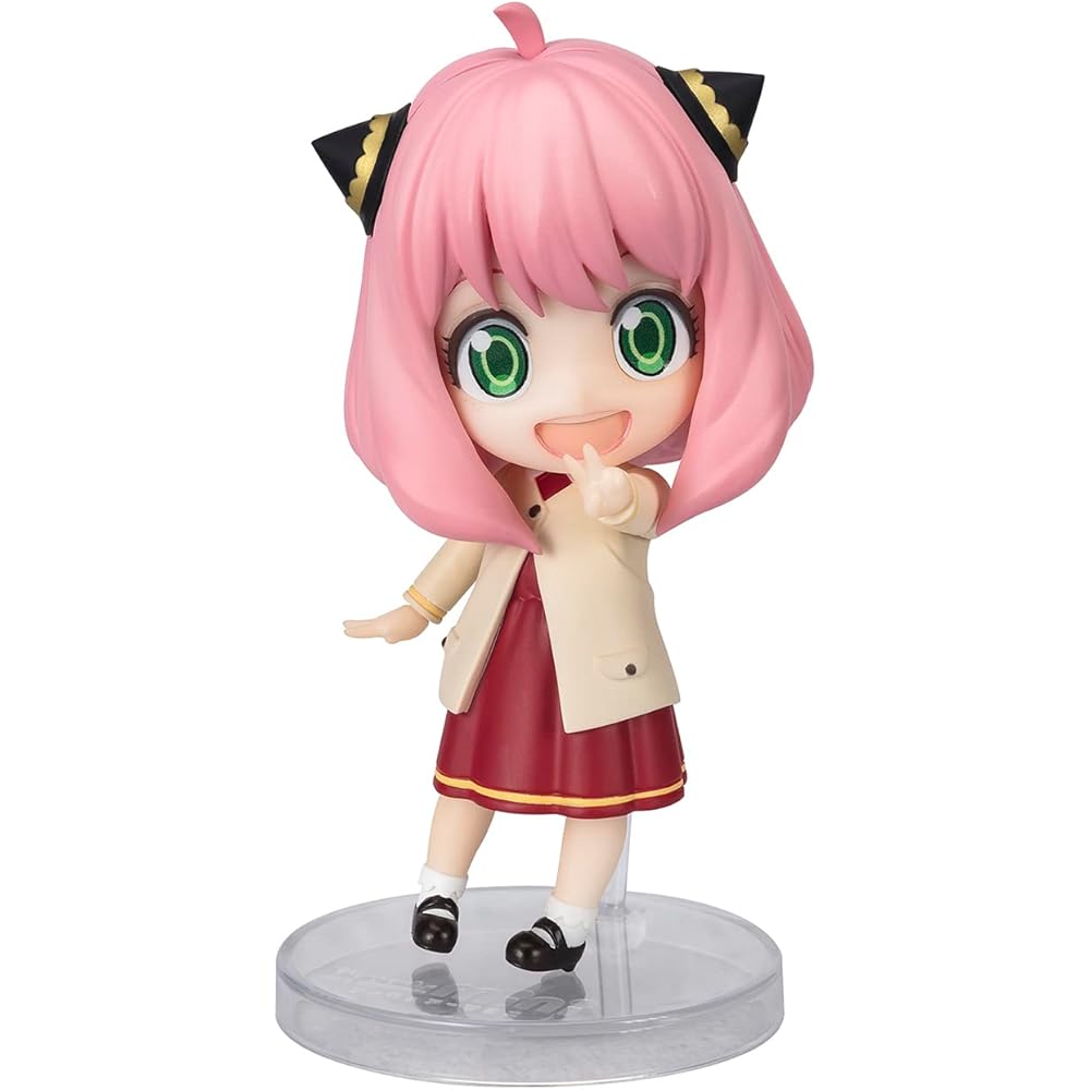 TAMASHII NATIONS Figuarts Mini SPY×FAMILY Anya Forger 80mm Painted Action Figure ABS PVC