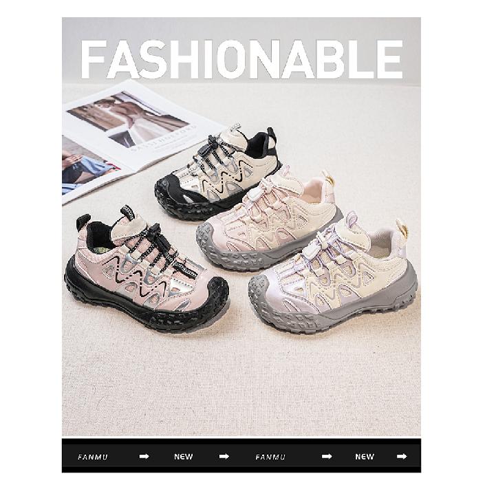 Stilvolle Kinder-Laufschuhe mit Reifensohle, herbstliche Slip-On-Freizeitschuhe für Mädchen, Jungenschuhe, trendige Schuhe