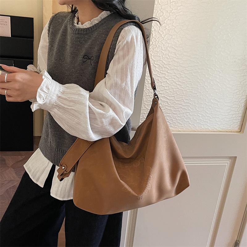 Fashion Women's PU Leather Hobo Bag Accent Adjustable Strap Large Capacity Casual Bag for Commute Daily Life, Travel, Shopping, and Other Scenarios