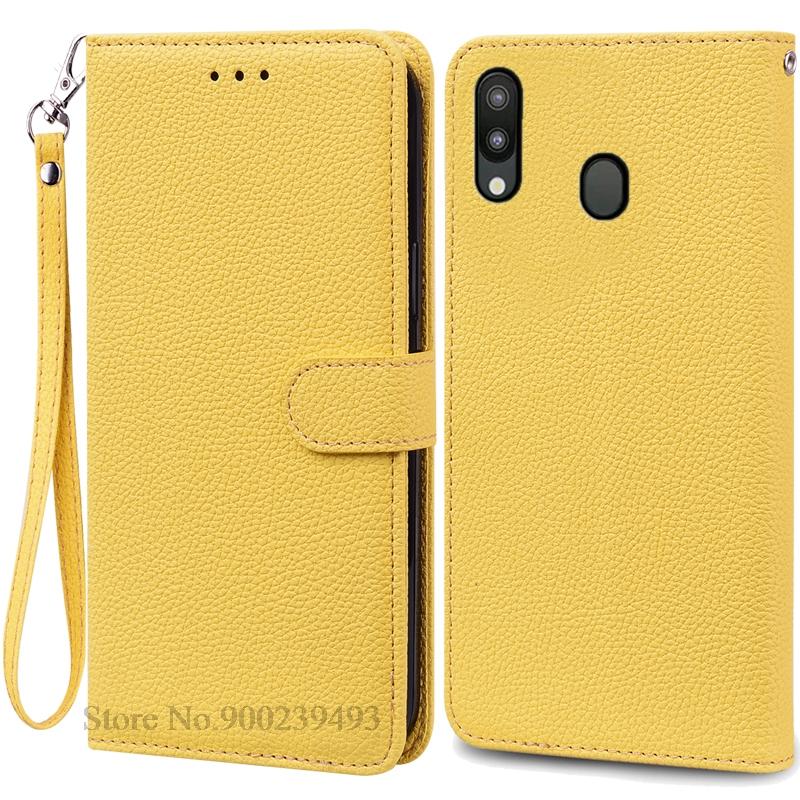 For Samsung Galaxy M20 Case SM-M205F SM-M205FN SM-M205G SM-M205M SM-M205N For Samsung M20 M 20 Flip Leather Wallet Phone Cases