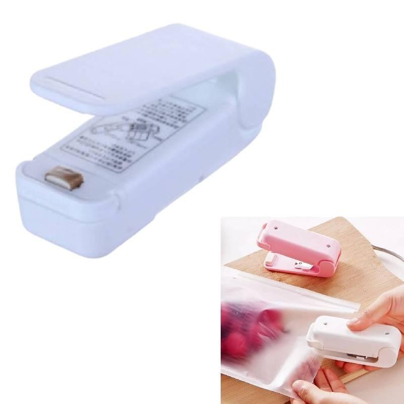 Nowoczesny Prosty Mały Mini Zgrzewarka do Przekąsek Zgrzewarka Próżniowa Konserwator Żywności Biały