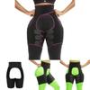 Neoprene Thigh Shaper For Women With High Waist And Adjustable Slimming Belt