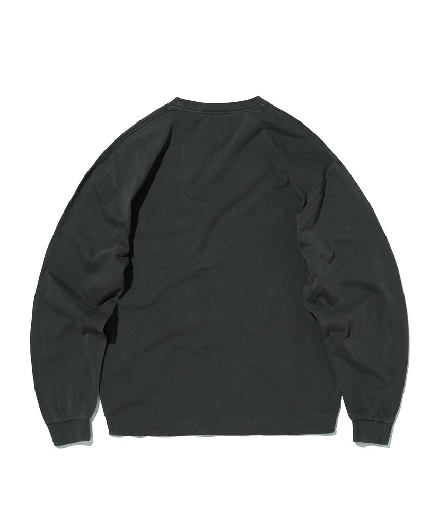 Seuweideu Washed Long Sleeve [Pigment Black]