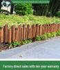 Outdoor Anticorrosive Wooden Garden Fence for Flower Beds and Decoration