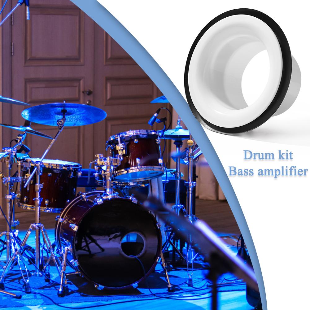 Bass Drum Enhancer Port Insert Enhancement Hole Drum Bottom Mikrofon Bass Voice Amplifier Kick Booster Drum Zubehör
