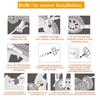 Car Tpms Usb Tire Pressure Monitor Alarm System 4 External Sensor For Android Car Dvd