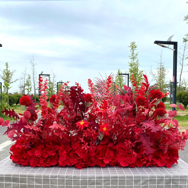 Silk Floral Wedding Aisle & Wall Decoration