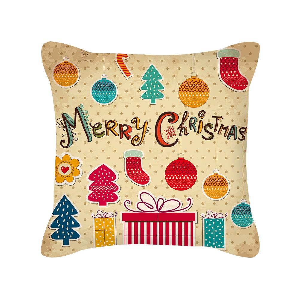 

Рождественский плед наволочка Рождественский чехол для подушки зимний праздник вечерние наволочка на молнии декоративная подушка 40x40cm