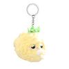 Cute Bubbling Lychee Plush Keychain, Small Stuffed Fruit Mangosteen Pendant for Bag Backpack Purse, Kawaii Key Ring Charm, Gift for Girls Women