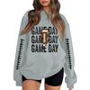 Unisex Lightweight Long Sleeve Neck Pullover Sweatshirt with Stylish Print