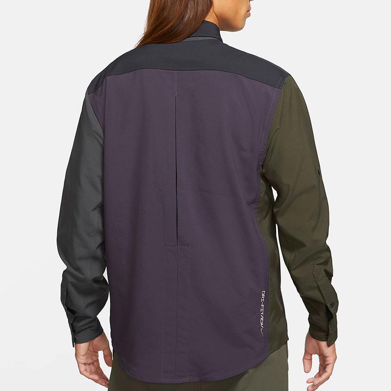New Nike Dri FIT ADV UV 'Devastation Trail Jacket Spring Men's Black DB1014-070