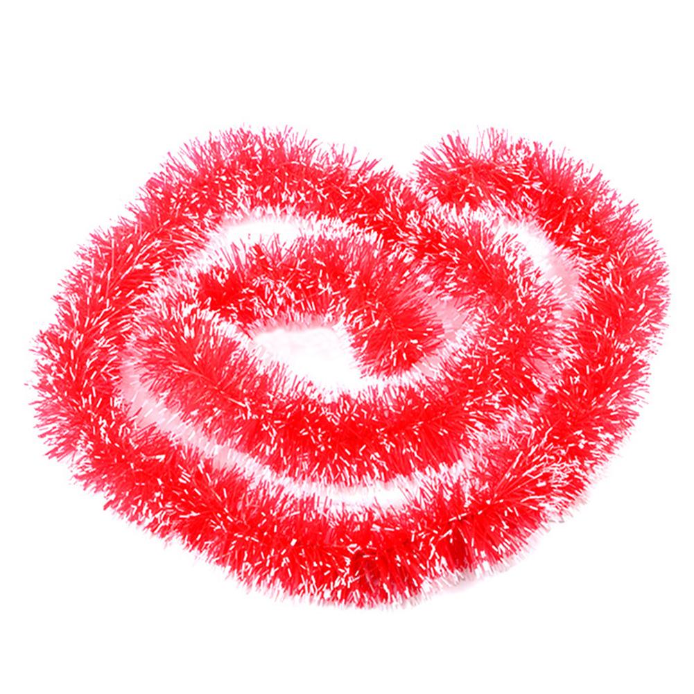 Fetong 2m Long Garland Tinsel Ribbon Christmas Tree Ornament Home Party Decoration