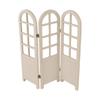 Exquisite Wood Folding Screen Model with Intricate Detail for 1/6 Scale Doll House Living Room Furniture Scene Setting