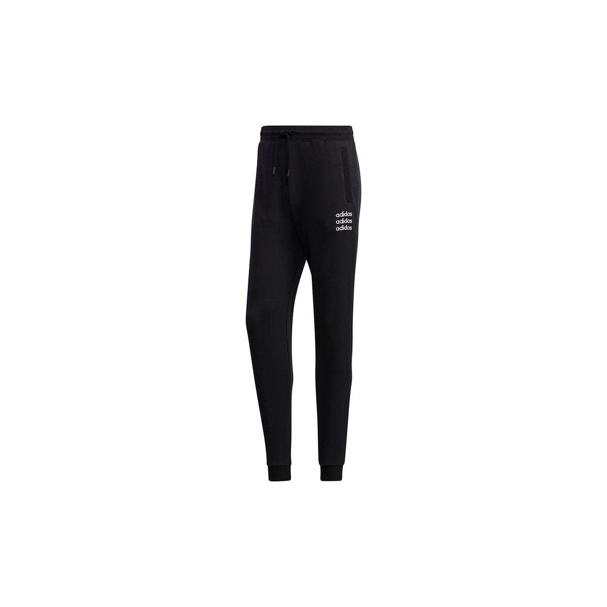 adidas neo M C TP Bundle Feet Sports Long Pants Black Men s GJ8932 M