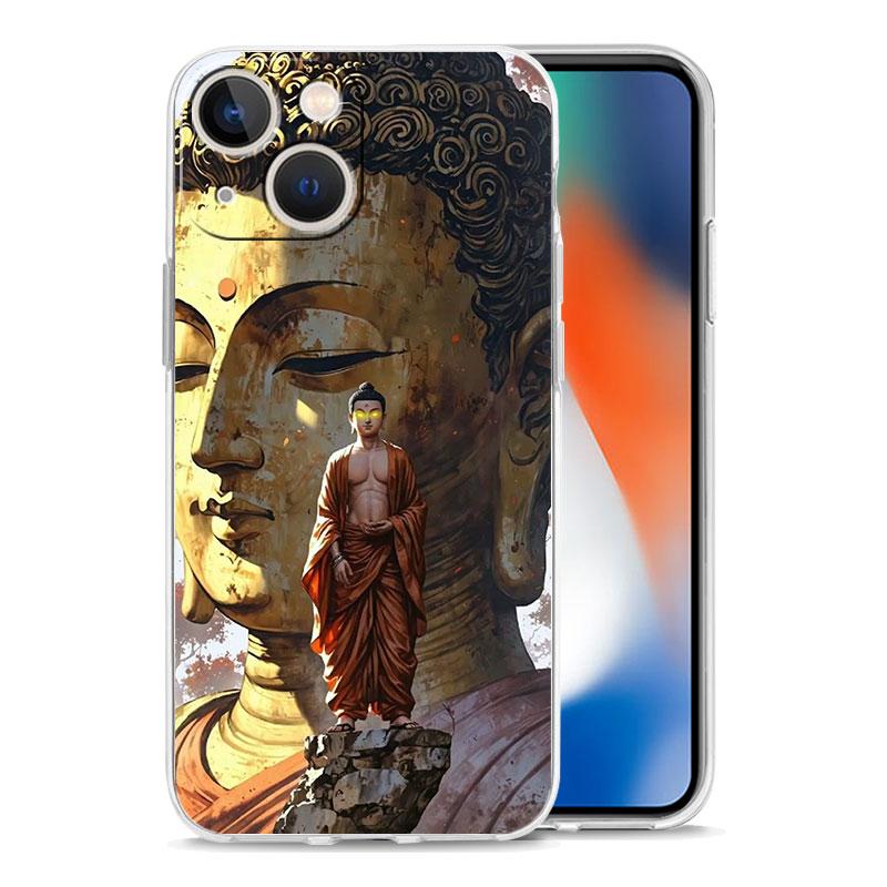 Etui Na Telefon Do iPhone 16 Etui iPhone 15 12 13 14 16 Pro Max X XR XS Max 15 Plus iPhone11 Pokrowiec Pan Siwa Bóg Budda Indie