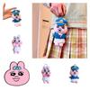 Cute Plush Bunny Toy Hanging Pendant With Funny Underwear Soft Short Plush Cartoon Style Pink Rabbit Doll Decoration Coin Purse