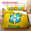 CBF Brasil Pattern Bedding Home Decoration Birthday Gift (1 * Duvet Cover + 2 * Pillowcase, Without Core)