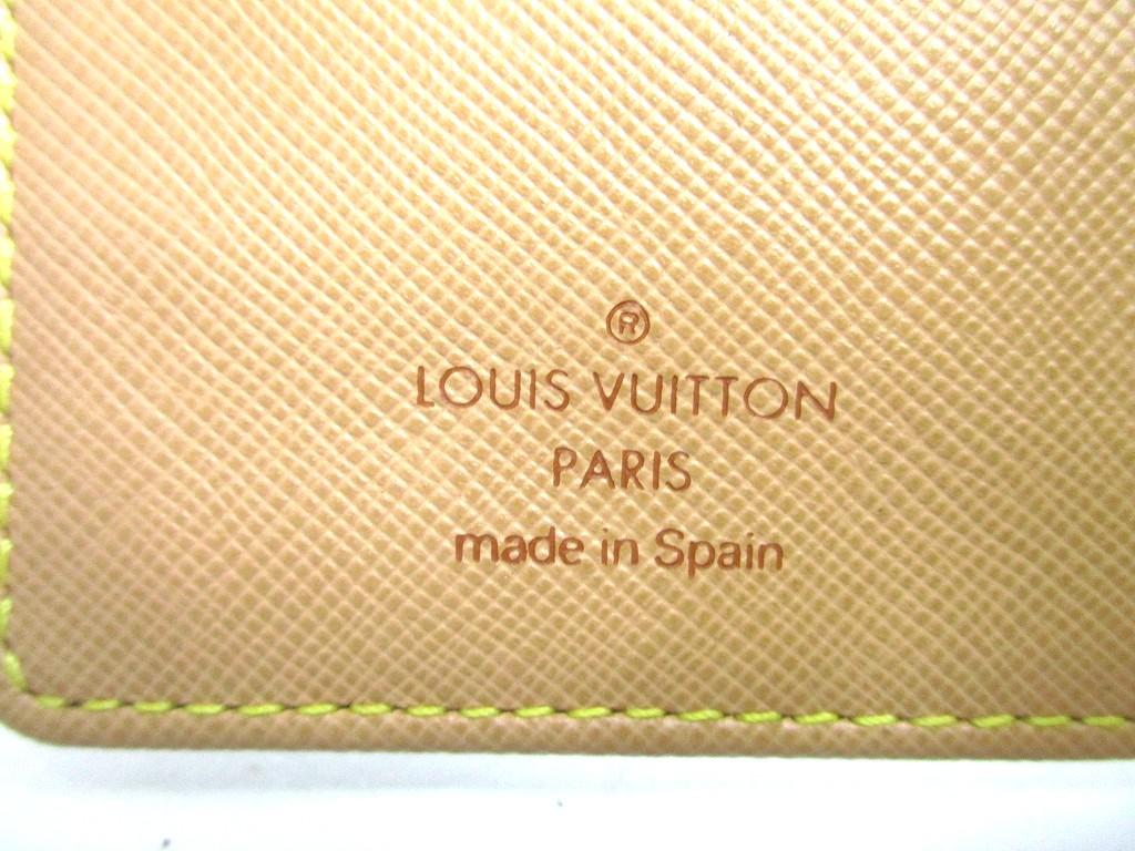 Authentic LOUIS VUITTON Monogram Mini Blue Document Holders Small Ring Agenda Cover #b082 Seller refurbished
