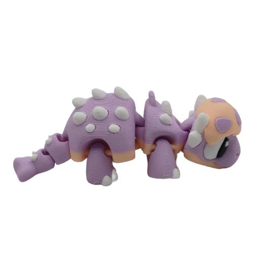 3D Printed Dinosaur Figurine Movable Joints Dino Fidget Toy Articulated Office Desktop Decoration Dinosaur Model Home