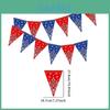 Western Style Party Decorations With Denim Triangular Flags For Celebration And Event Use