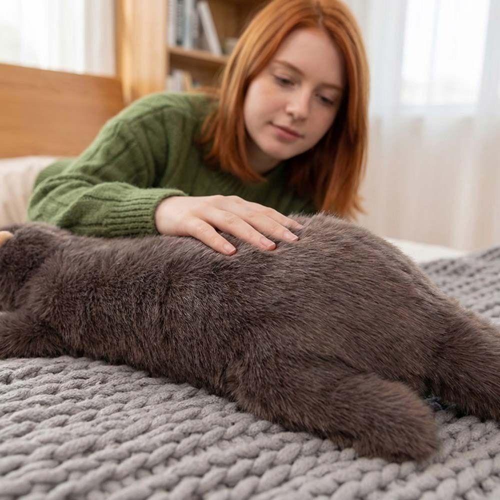 Lifelike Appearance Ferret Plush Toy Realistic Design Ferret Stuffed Animal Holiday Gifts