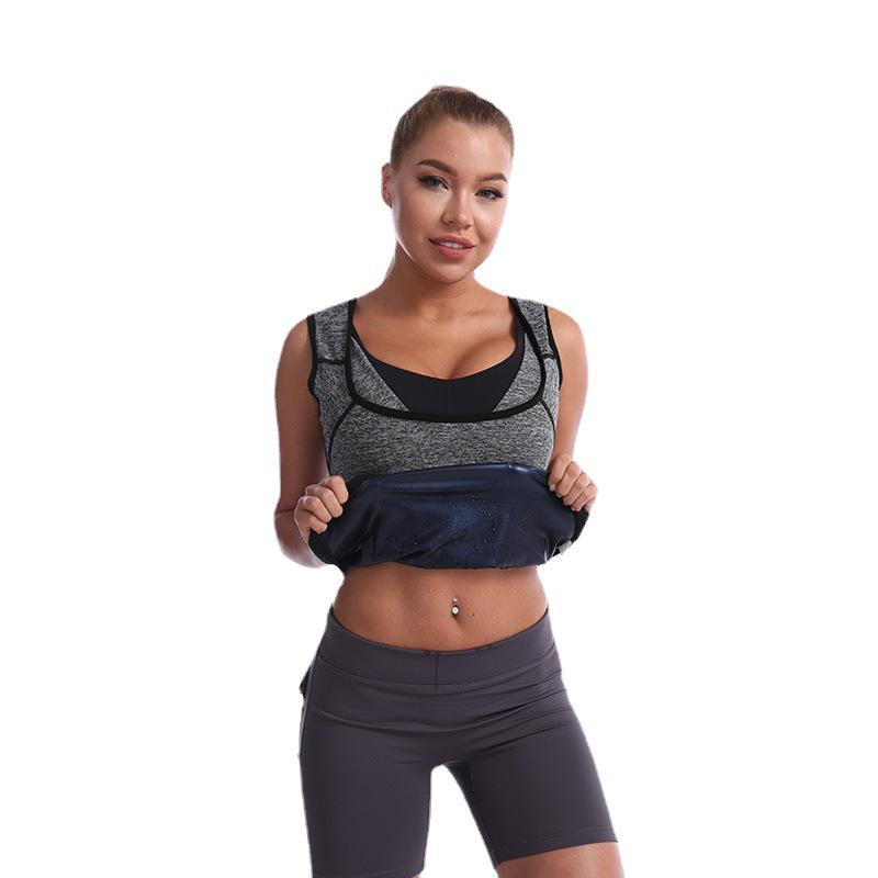 Unisex Shapewear Suit: Tummy Control, Sweat-Inducing Polyester Sportswear