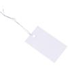 Kraft Hanging Price Tags with Elastic Cord - 100 Pieces for DIY Jewelry Ornaments