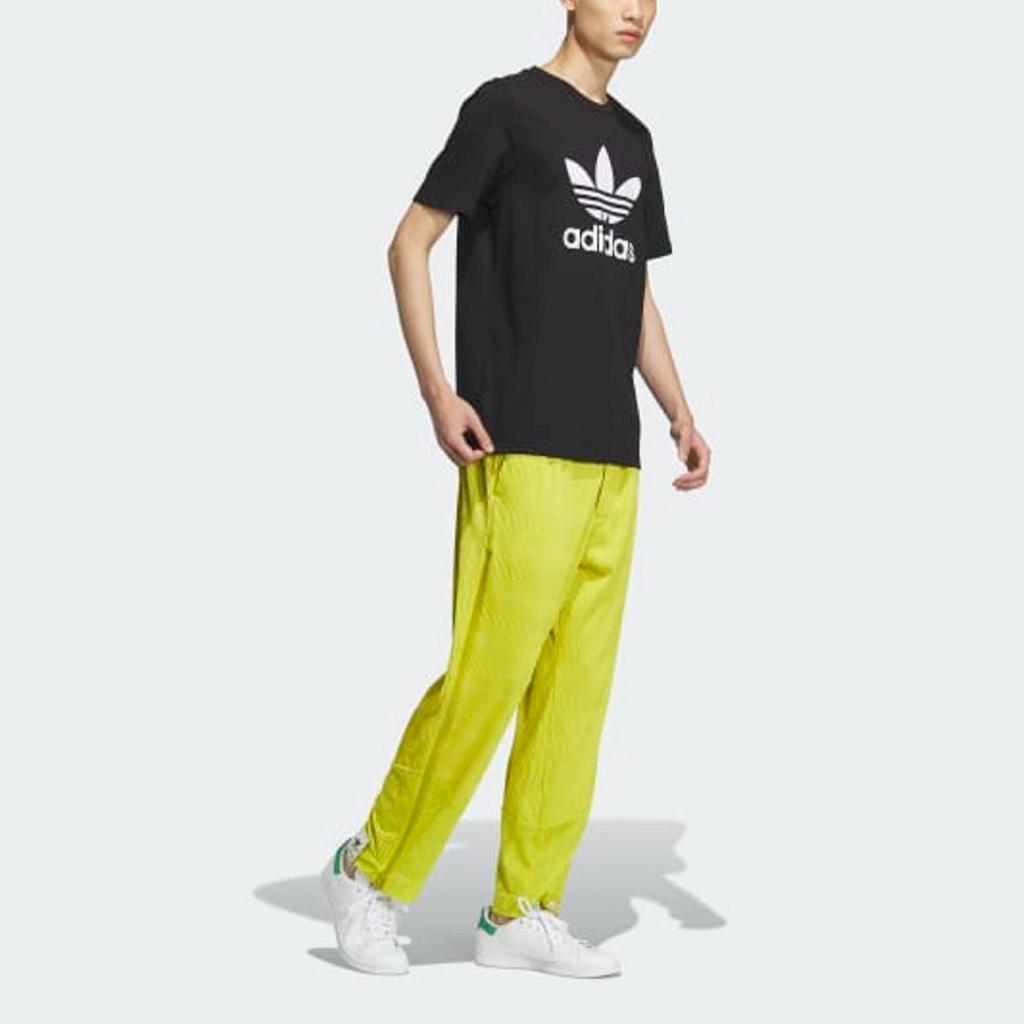 Adidas Song For The Mute X  Originals FW23 Relaxed Fit Straight Leg Drawstring Track Pants Unisex Bottoms Dark-Olive-Green IK8597