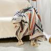 Navajo Sun Blankets Thickened Knitted Plaid Bohemian Office Nap Air Conditioning Blanket Sofa Wraps Household Hair Blanket