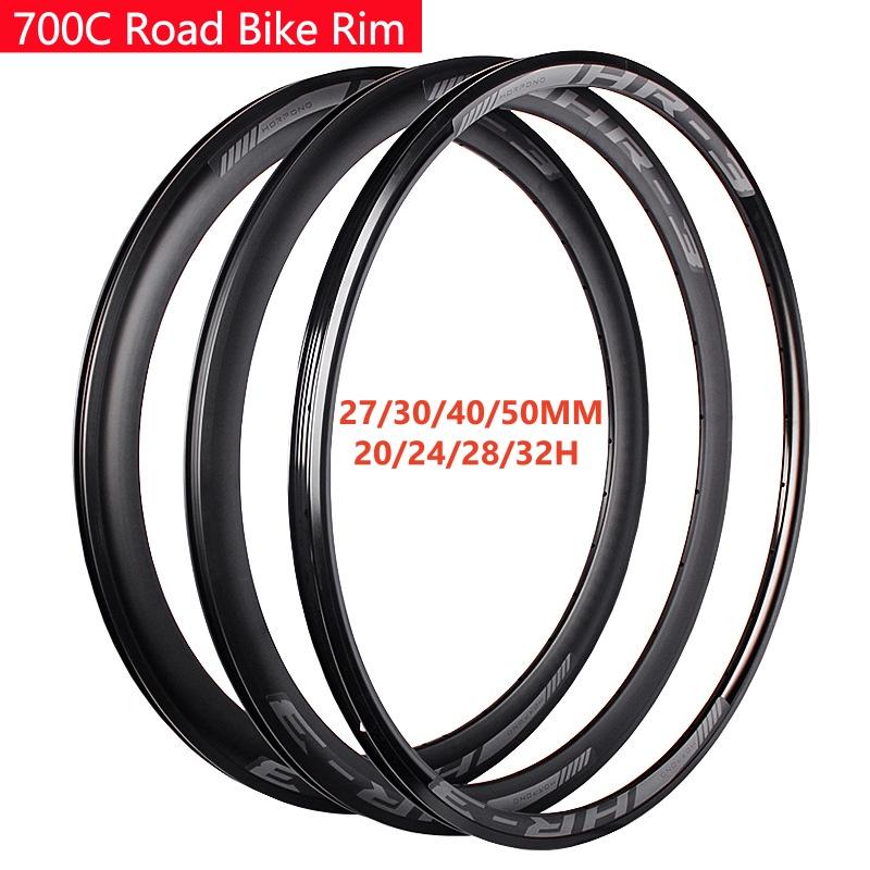 1 stk/2 stk 700C Landevejs Cykel Carbon Fælg V/Skivebremse Dobbeltlag 27/30/40/50MM 20/24/28/32 Huller Landevejs Cykel Fælge FV Kan Tilpasses
