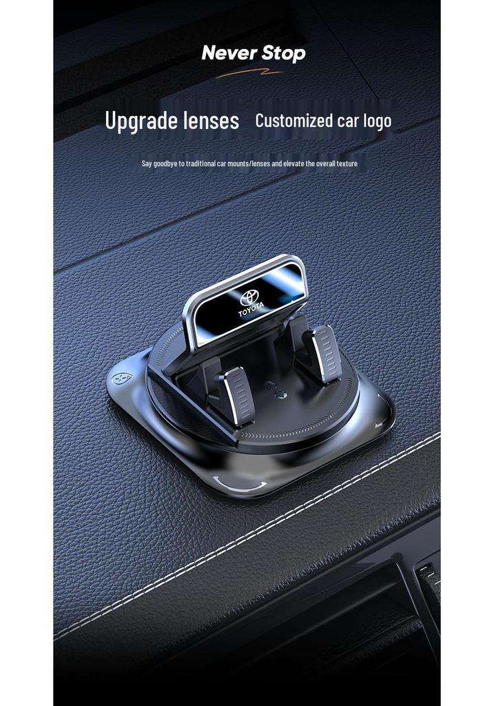 360° Rotating Dashboard Phone Holder - Suction Cup, Stable, Anti-Slip Mount