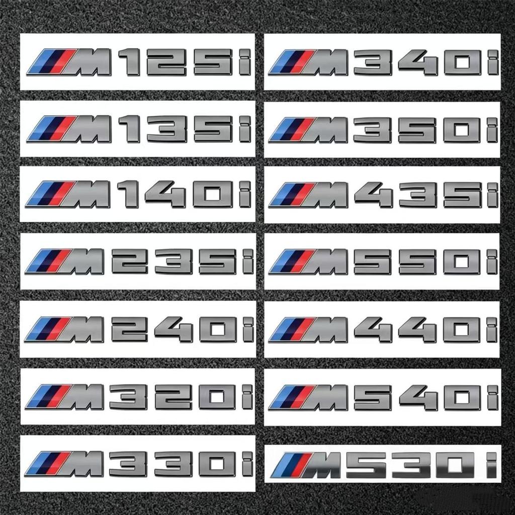 Car Trunk Sticker Steel Gray COMPETITION Bar Underlined Emblem for BMW Thunder Edition M1 M2 M3 M4 M5 M6 M7 M8 X1 X3 X4 X5 X6 X7 uw2