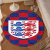 EnglCoat Of Arms Round mat Home Decor, Chair rug For livingroom,Bedroom, doormat home decor Birthday Gift Christmas Gifts