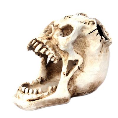 Halloween Decoration Outdoor Horror Skull Resin Figurines Home Garden Courtyard Lawn Holiday Party Ornaments Atmosphere Gift