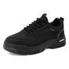 Mens Walking Shoes All Season Casual Comfort Wear-resistant Thick Soled High Top Outdoor Fashion Teenagers Work Boots