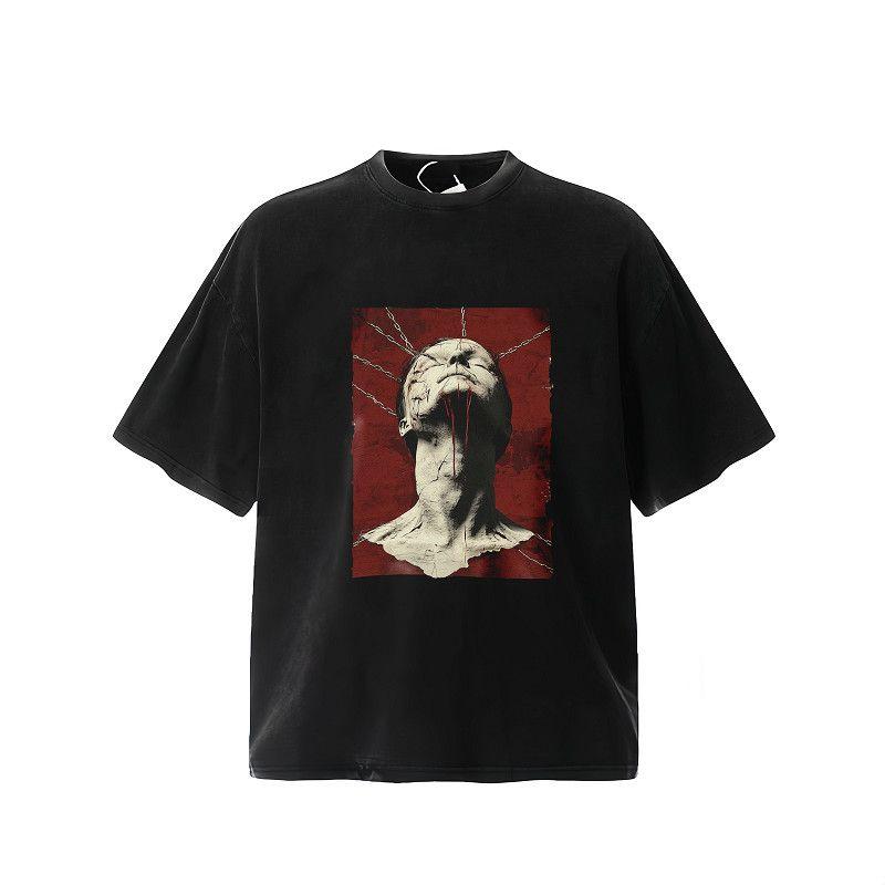 

Unisex Cotton T-shirt Tee Casuai Short Sleeve Crewneck Top Fashion Streetwear Autumn Shirt Graphic Vintage Drak Style T-Shirts 4XL