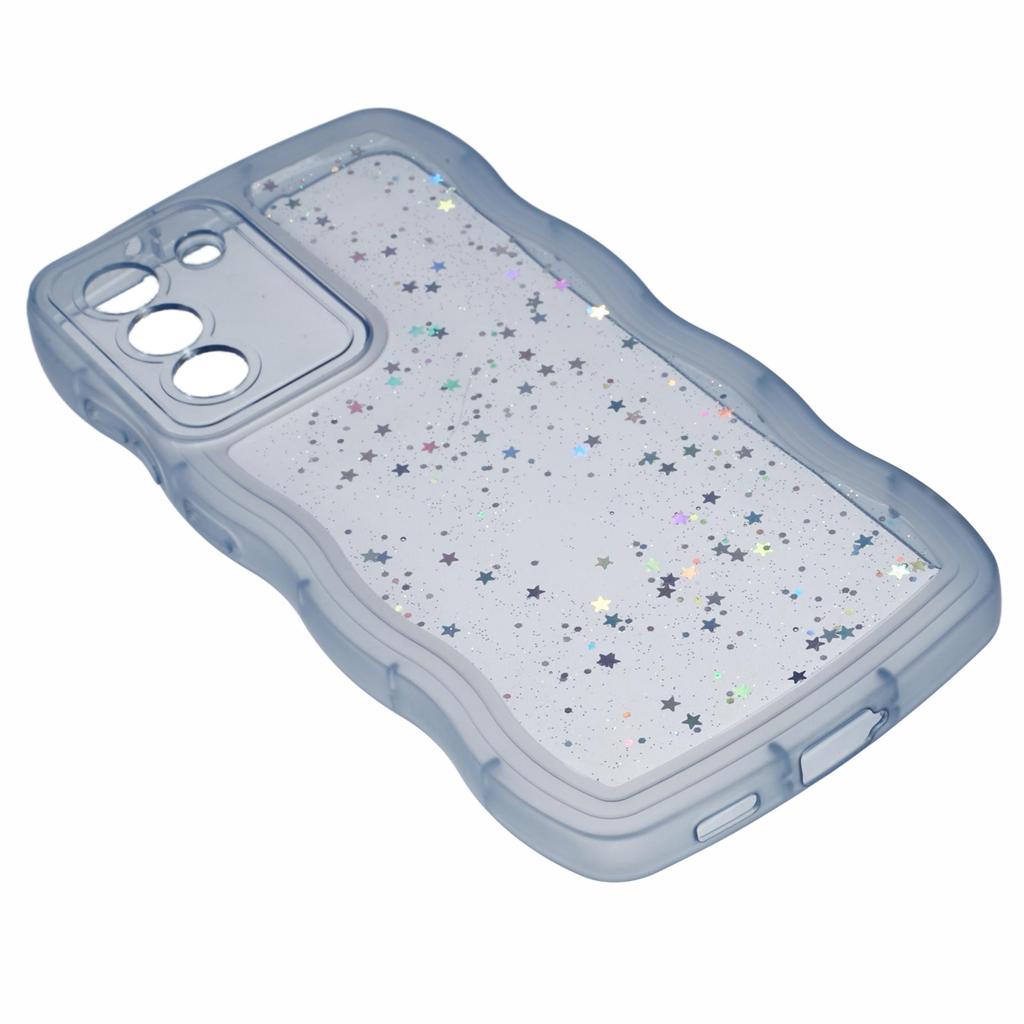 JTW Series for Samsung Galaxy S22 5G TPU Case Shockproof Epoxy Phone Cover Wavy Edge