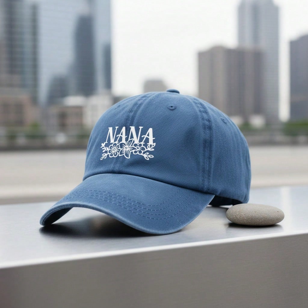 Nana Baseball Cap - Letter "NANA" Print Adjustable Breathable Casual Outdoor Sports Hat For Grandma Gift