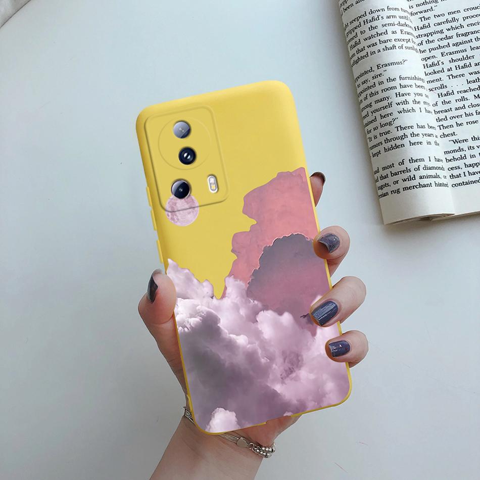 For Xiaomi 13 Lite 5G Case 2023 Luxury Black Dragon Painted Silicone Phone Cover for Xiaomi Mi 13 Lite 6.55'' Coque Capas 13Lite