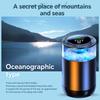 Xiaomi Car Air Freshener USB Rechargeable, Smart Induction Auto On/Off Aromatherapy Diffuser with LED Light, Car Fragrance Air Purifier