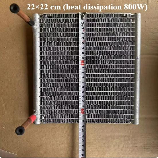 1PC Microchannel condenser coil parallel flow Condenser for Compressor refrigeration micro channel tube and fins heat exchanger