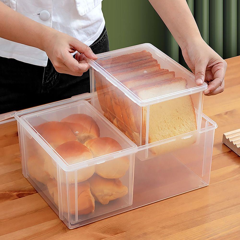

Transparent Stationery Storage Box Fresh Keeping Case for Pill Jewelery Earrings Cosmetics Food 19x6x5cm