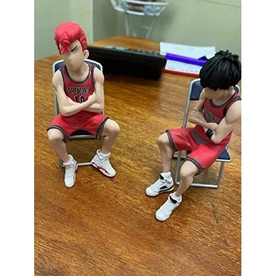 Sakuragi HanamichiMiyagi RyoutaMitsui HisashiRukawa KaedeSlam DunkAction Figure5 Pieces7-8cmPVC Anime Scene Model ToyFinished ProductGift